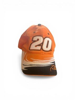 Tony Stewart NASCAR Hat Adult Orange #20 Winners Circle Joe Gibbs Racing Cap